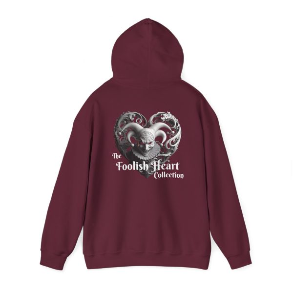 Gothic Heart Hoodie - Unisex Heavy Blend™ Sweatshirt with Skull Design - Image 15
