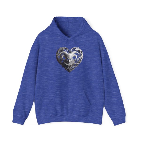 Gothic Heart Hoodie - Unisex Heavy Blend™ Sweatshirt with Skull Design - Image 21