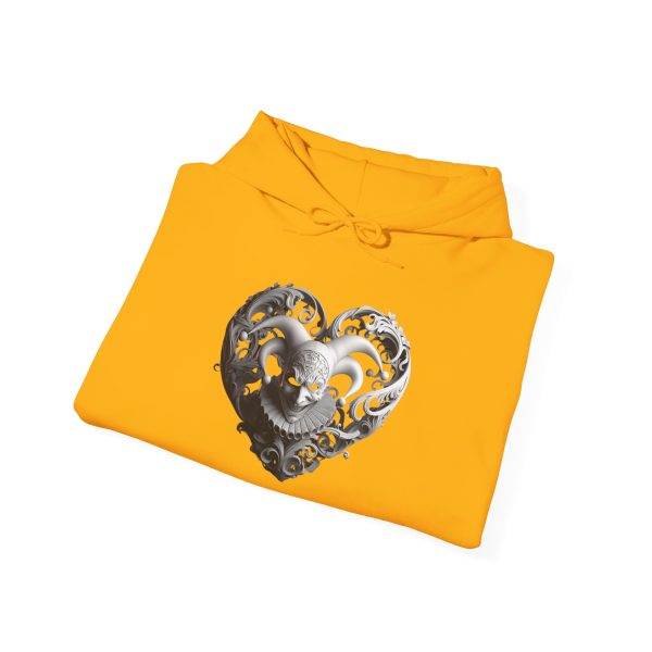 Gothic Heart Hoodie - Unisex Heavy Blend™ Sweatshirt with Skull Design - Image 8
