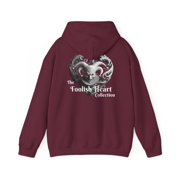 Gothic Heart Hoodie - Unisex Heavy Blend™ Sweatshirt with Skull Design - Image 14