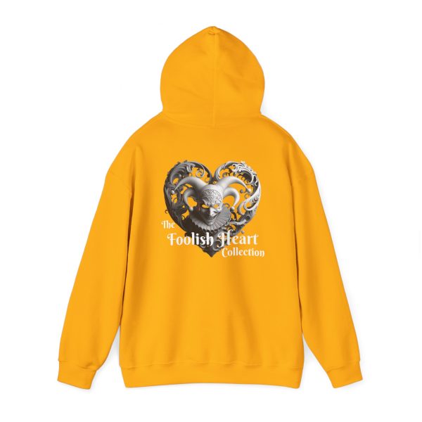 Gothic Heart Hoodie - Unisex Heavy Blend™ Sweatshirt with Skull Design - Image 7