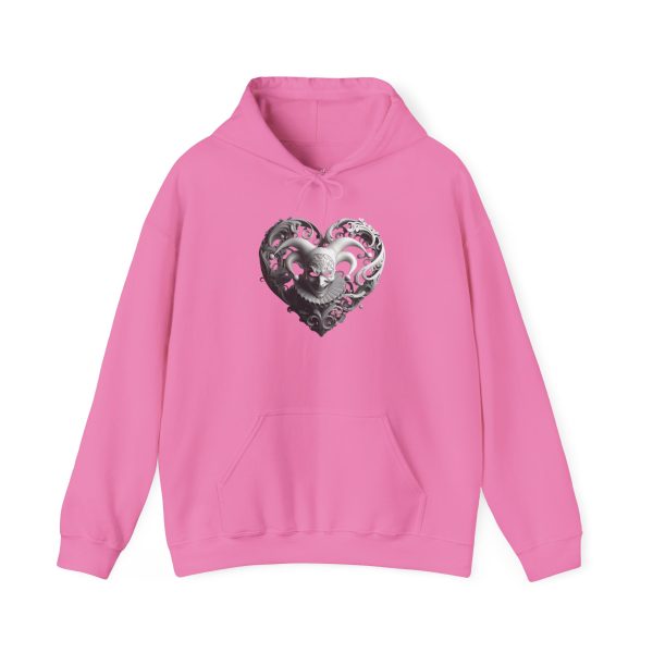 Gothic Heart Hoodie - Unisex Heavy Blend™ Sweatshirt with Skull Design - Image 29
