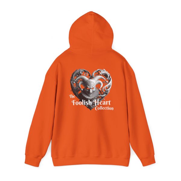 Gothic Heart Hoodie - Unisex Heavy Blend™ Sweatshirt with Skull Design - Image 11