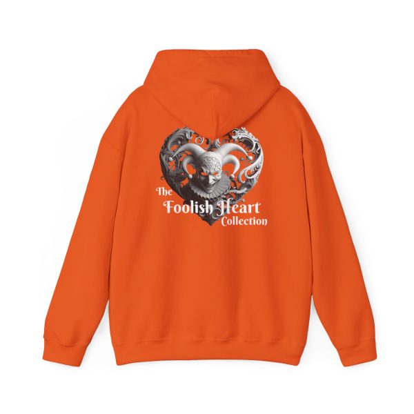 Gothic Heart Hoodie - Unisex Heavy Blend™ Sweatshirt with Skull Design - Image 10